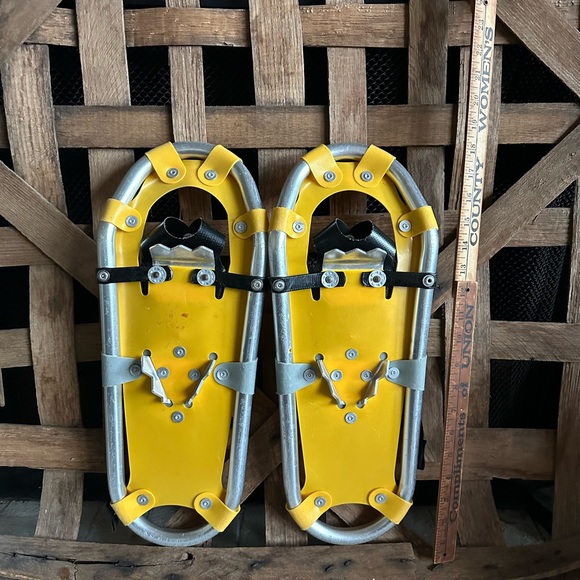 Atlas Snow Shoe 718 Jr. Junior Snow Shoe Silver & Yellow Youth Kids Child - Picture 4 of 6